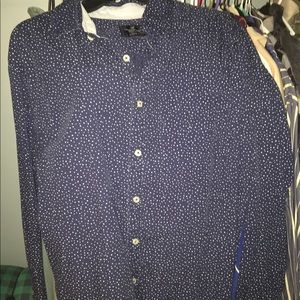 Navy blue dress shirt
